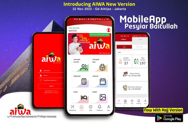 Review AIWA: Aplikasi Mobile untuk Pembisnis Umroh