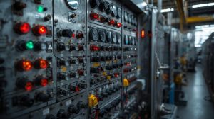 Electrical control panel di pabrik manufaktur