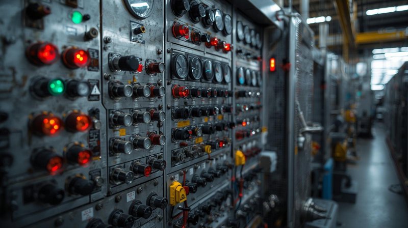 Electrical control panel di pabrik manufaktur