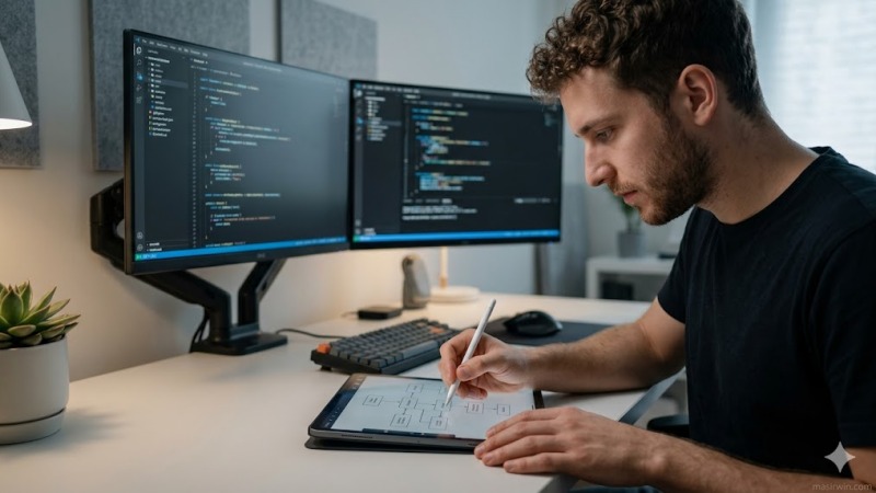 Memahami peran algoritma dalam pemrograman untuk membantu developer menyusun logika aplikasi secara terstruktur.