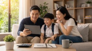 Pentingnya asuransi penyakit kritis keluarga untuk menjaga stabilitas finansial dan masa depan pendidikan anak.