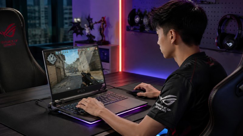 Rekomendasi laptop gaming ASUS ROG terbaik dengan layar cepat dan bebas lag untuk main Valorant.